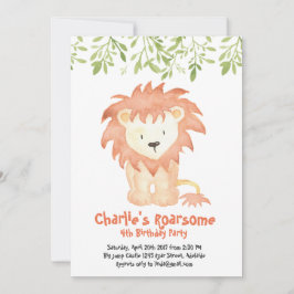 Einladung von Roarsome Birthday