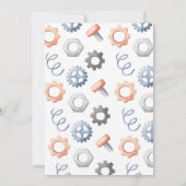 Einladung von Robot Birthday (Rückseite)