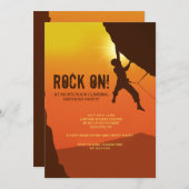 Einladung von Rock Climber (Vorne/Hinten)