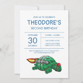 Einladung von Rocket Turtle zum Geburtstag