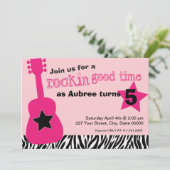 Einladung von Rockstar (Stehend Vorderseite)