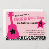 Einladung von Rockstar (Vorne/Hinten)