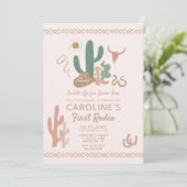 Einladung von Rodeo zum Geburtstag (Stehend Vorderseite)