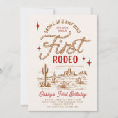 Einladung von Rodeo zum Geburtstag (Vorderseite)