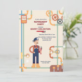 Einladung von Rohrwerken (Stehend Vorderseite)