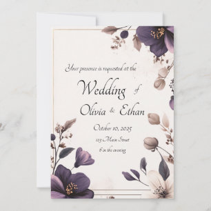Einladung von Royal Floral Wedding