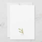 Einladung von Rubrum Lilies (Rückseite)