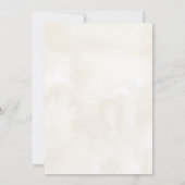 Einladung von Rustikal Fall Floral Hochzeit (Rückseite)