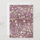 Einladung von rustikalen Peonies florales Wreath (Rückseite)