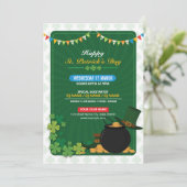 Einladung von Saint Patricks Flyer (Stehend Vorderseite)