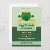 Einladung von Saint Patricks Flyer (Vorne/Hinten)