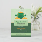 Einladung von Saint Patricks Flyer (Stehend Vorderseite)