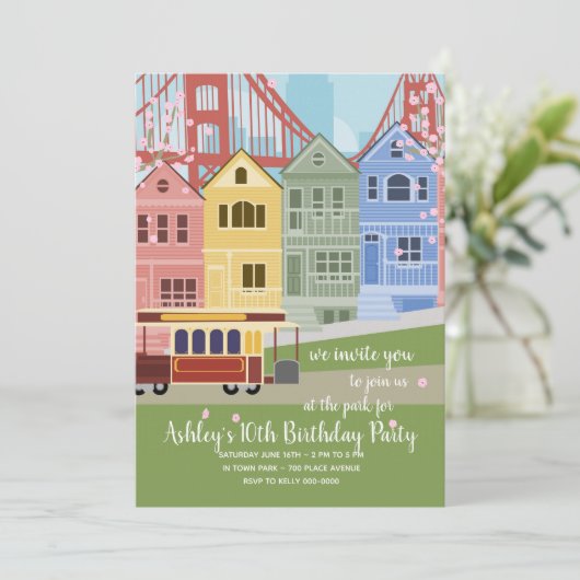 Einladung von San Francisco (Stehend Vorderseite)