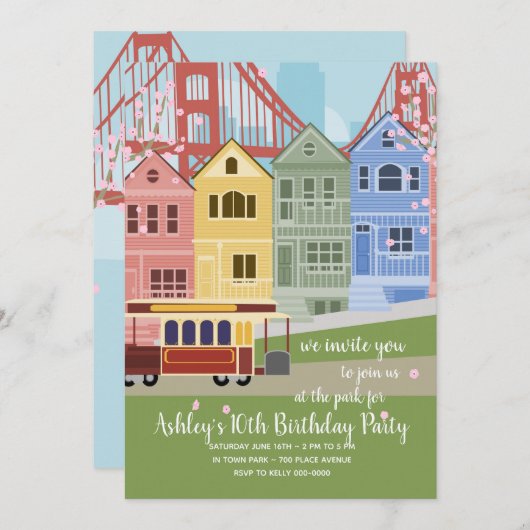 Einladung von San Francisco (Vorne/Hinten)