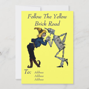Einladung von Scarecrow und Tin Man