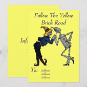 Einladung von Scarecrow und Tin Man (Vorne/Hinten)