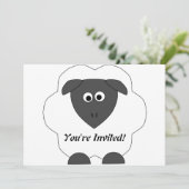 Einladung von Schafen (Stehend Vorderseite)