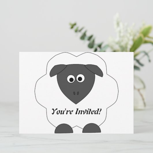 Einladung von Schafen (Stehend Vorderseite)