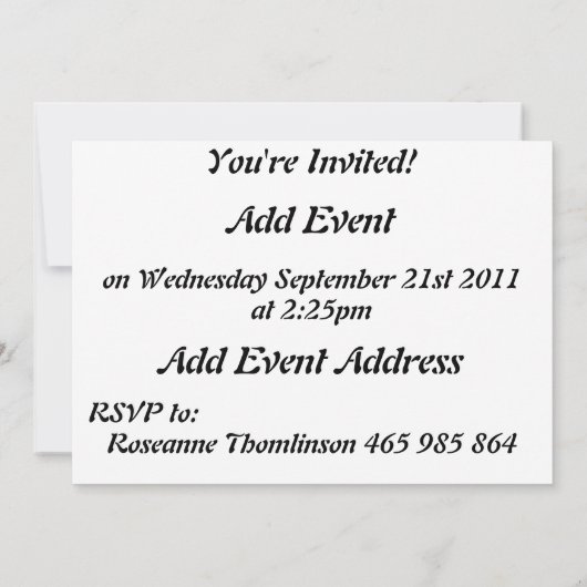 Einladung von Schafen (Rückseite)