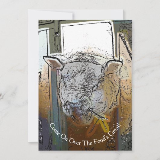 EINLADUNG VON SCHAFEN (Vorderseite)