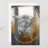 EINLADUNG VON SCHAFEN (Vorne/Hinten)