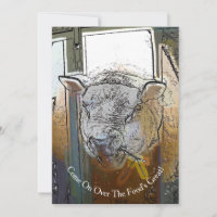 EINLADUNG VON SCHAFEN