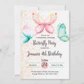 Einladung von Schmetterlingen (Vorderseite)