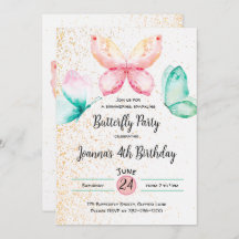 Einladung von Schmetterlingen