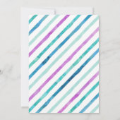 Einladung von Schneeflocken (Rückseite)