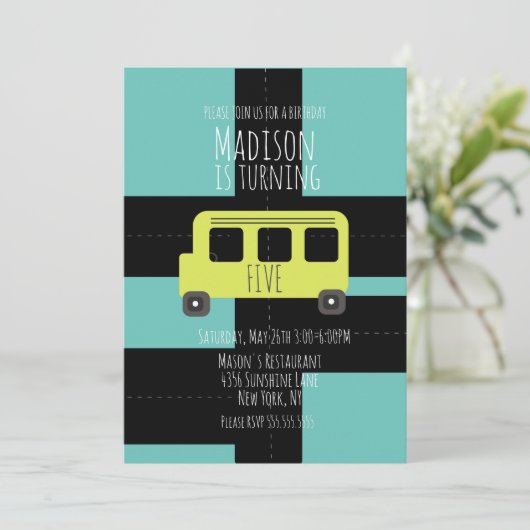 Einladung von Schulrädern (Stehend Vorderseite)