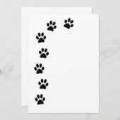 Einladung von Schwarzwahldrucken (Vorne/Hinten)