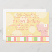 Einladung von Schweinen zum Geburtstag 2 (Vorne/Hinten)