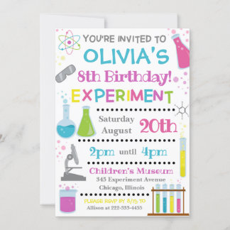 Einladung von Science Birthday | Wissenschaftliche