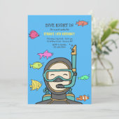 Einladung von Scuba (Stehend Vorderseite)