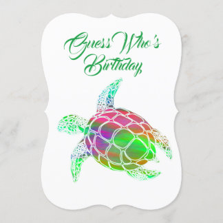 Einladung von Sea Turtle zum Geburtstag