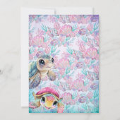 Einladung von Sea Turtle zum Geburtstag (Rückseite)