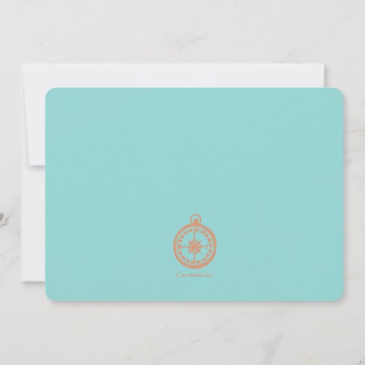 Einladung von Seashells (Rückseite)