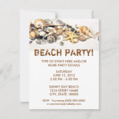 Einladung von Seashells (Vorderseite)