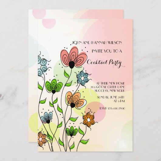 Einladung von Seeing Spots (Vorne/Hinten)