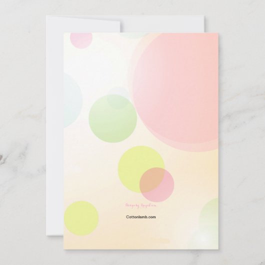 Einladung von Seeing Spots (Rückseite)