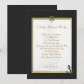 Einladung von Segelschiffen (Vorne/Hinten)