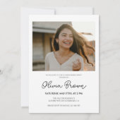 Einladung von Senior Abschluss, sie tat es (Rückseite)