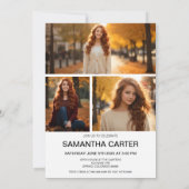 Einladung von Senior Grad Foto (Rückseite)