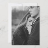 Einladung von Sepia Kraft Typografy (Rückseite)