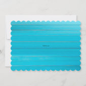 Einladung von Serape und Sombrero (Rückseite)