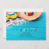 Einladung von Serape und Sombrero (Vorderseite)