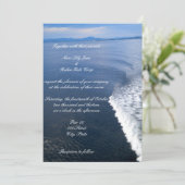 Einladung von Set Sail Hochzeit (Stehend Vorderseite)