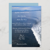 Einladung von Set Sail Hochzeit (Vorne/Hinten)