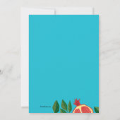 Einladung von Shana Tova (Rückseite)