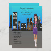 Einladung von Shopping Girl (Vorne/Hinten)